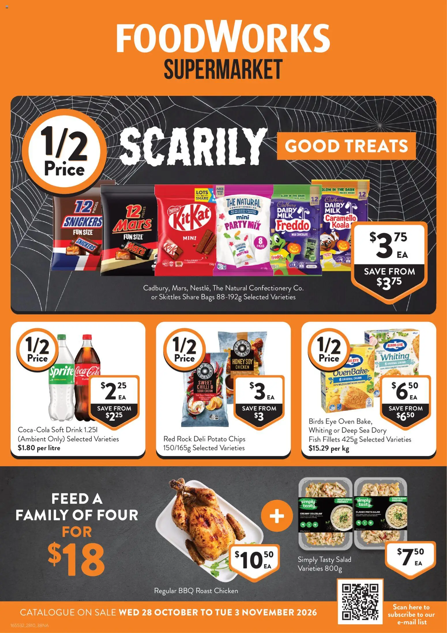 Foodworks catalogue - page 1- valid from 28/10/2026