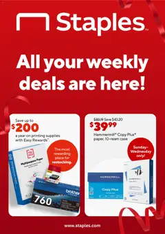 Preview Staples Weekly Ad valid from 09/20/2026