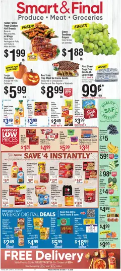Preview Smart & Final Weekly Ad valid from 10/07/2026