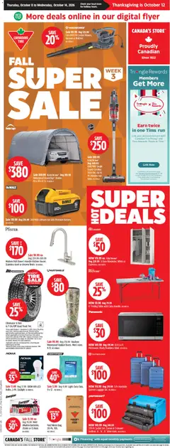 Preview Canadian Tire weekly flyer valid from Oct 8, 2026