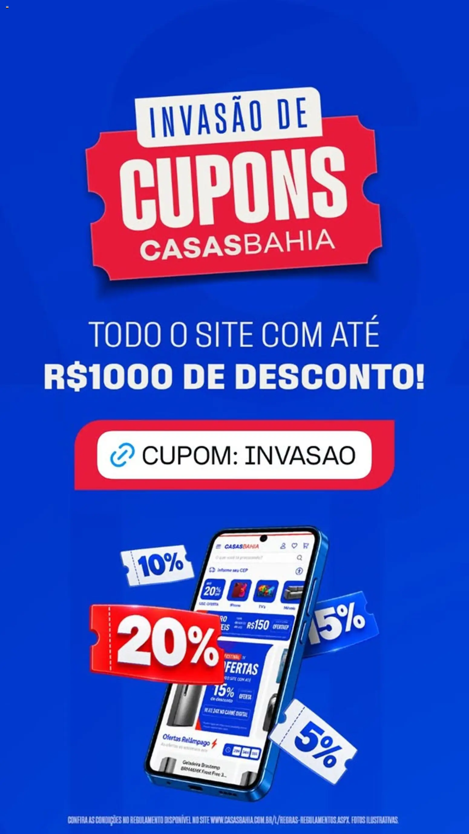 Casas Bahia ofertas - página 1- válido a partir de 03/10/2026
