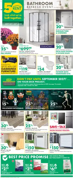 Preview Kent weekly flyer / circulaire valid from Sep 24, 2026