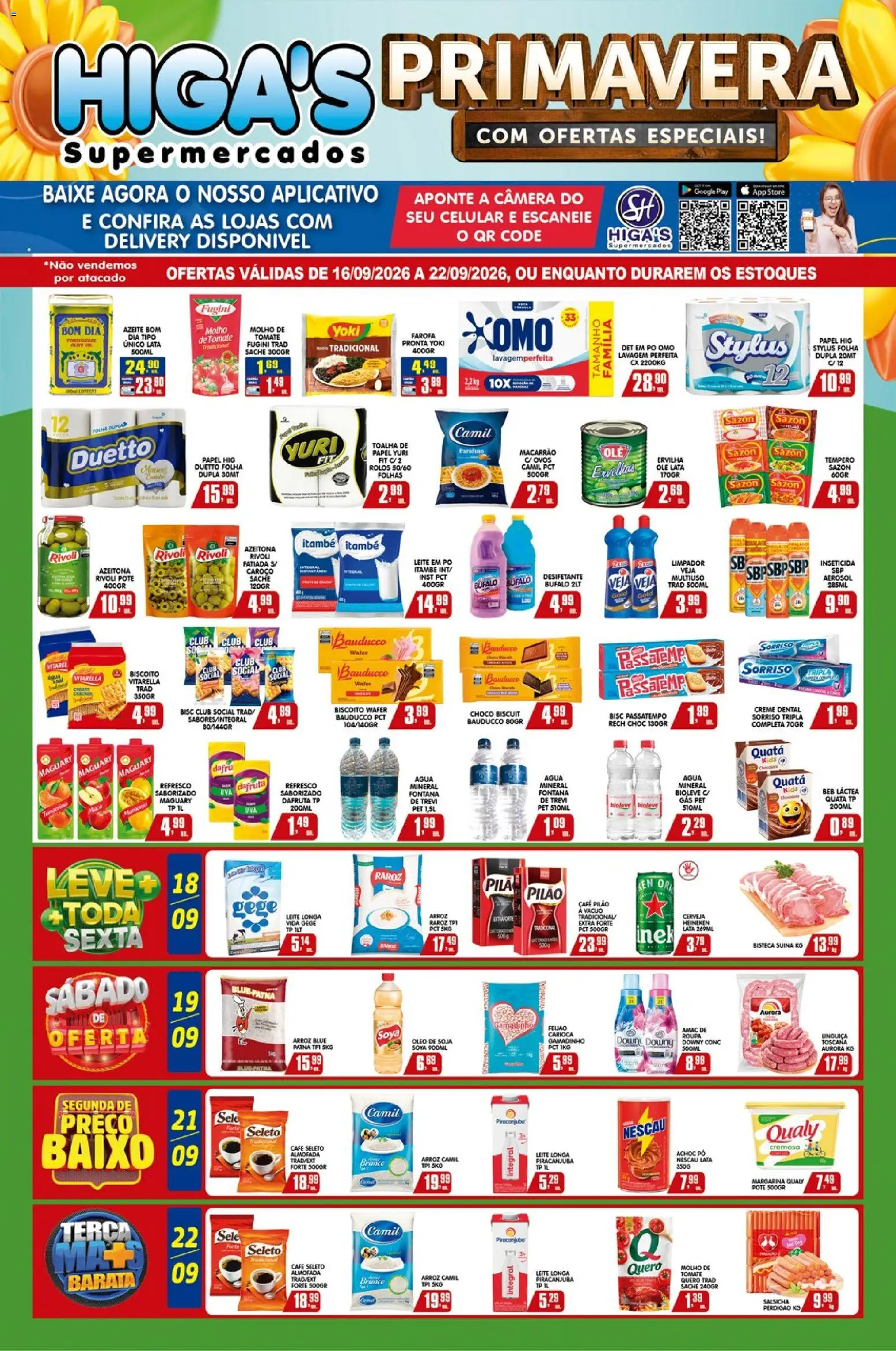 Higa's Supermercado - Ofertas da semana - página 1- válido a partir de 16/09/2026
