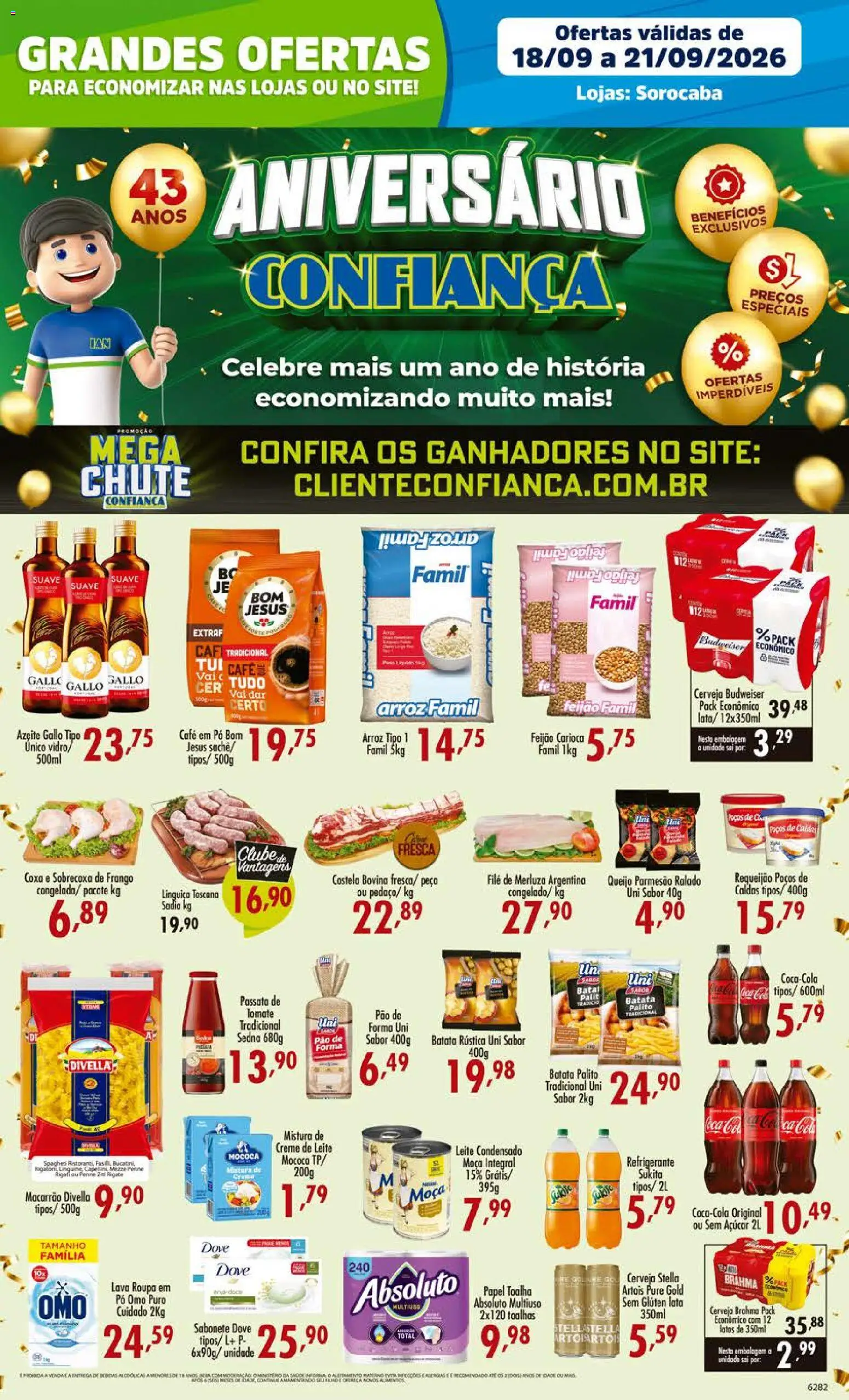 Confiança - Ofertas da semana - página 1- válido a partir de 18/09/2026
