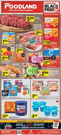 Preview Foodland weekly flyer / circulaire valid from Oct 15, 2026