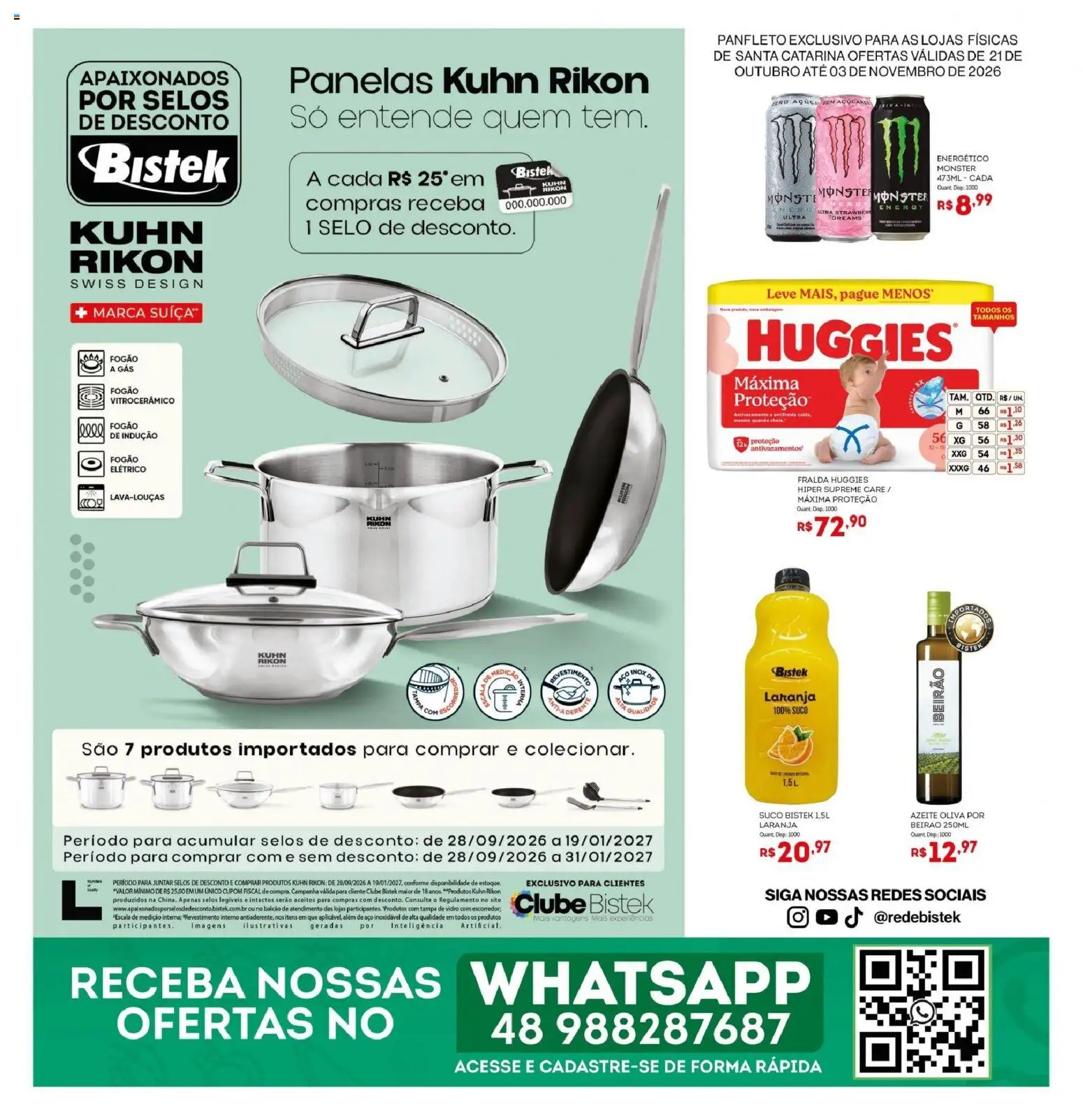 Bistek Supermercados ofertas Quinzenal - página 1- válido a partir de 21/10/2026
