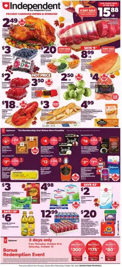 Preview Independent Grocer weekly flyer / circulaire valid from Oct 8, 2026