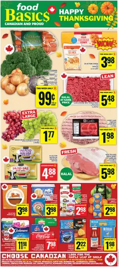 Preview Food Basics weekly flyer / circulaire valid from Oct 1, 2026