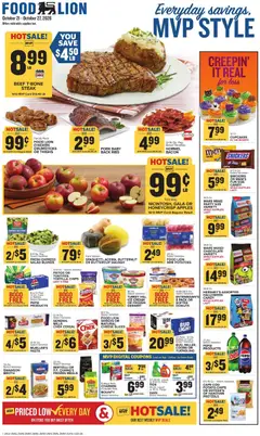 Preview Food Lion Weekly Ad valid from 10/21/2026