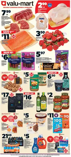 Preview Valu Mart weekly flyer / circulaire valid from Oct 22, 2026