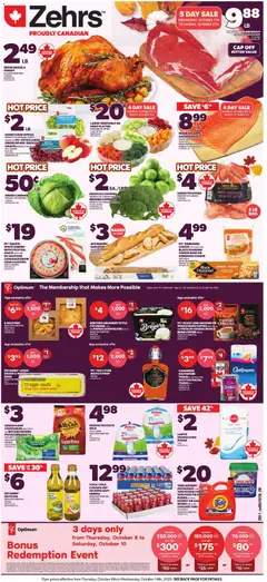 Preview Zehrs weekly flyer / circulaire valid from Oct 8, 2026