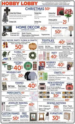 Preview Hobby Lobby Weekly Ad valid from 10/25/2026