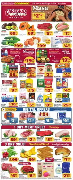 Preview Cardenas Weekly Ad valid from 09/30/2026