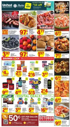 Preview United Supermarkets Weekly Ad valid from 10/21/2026