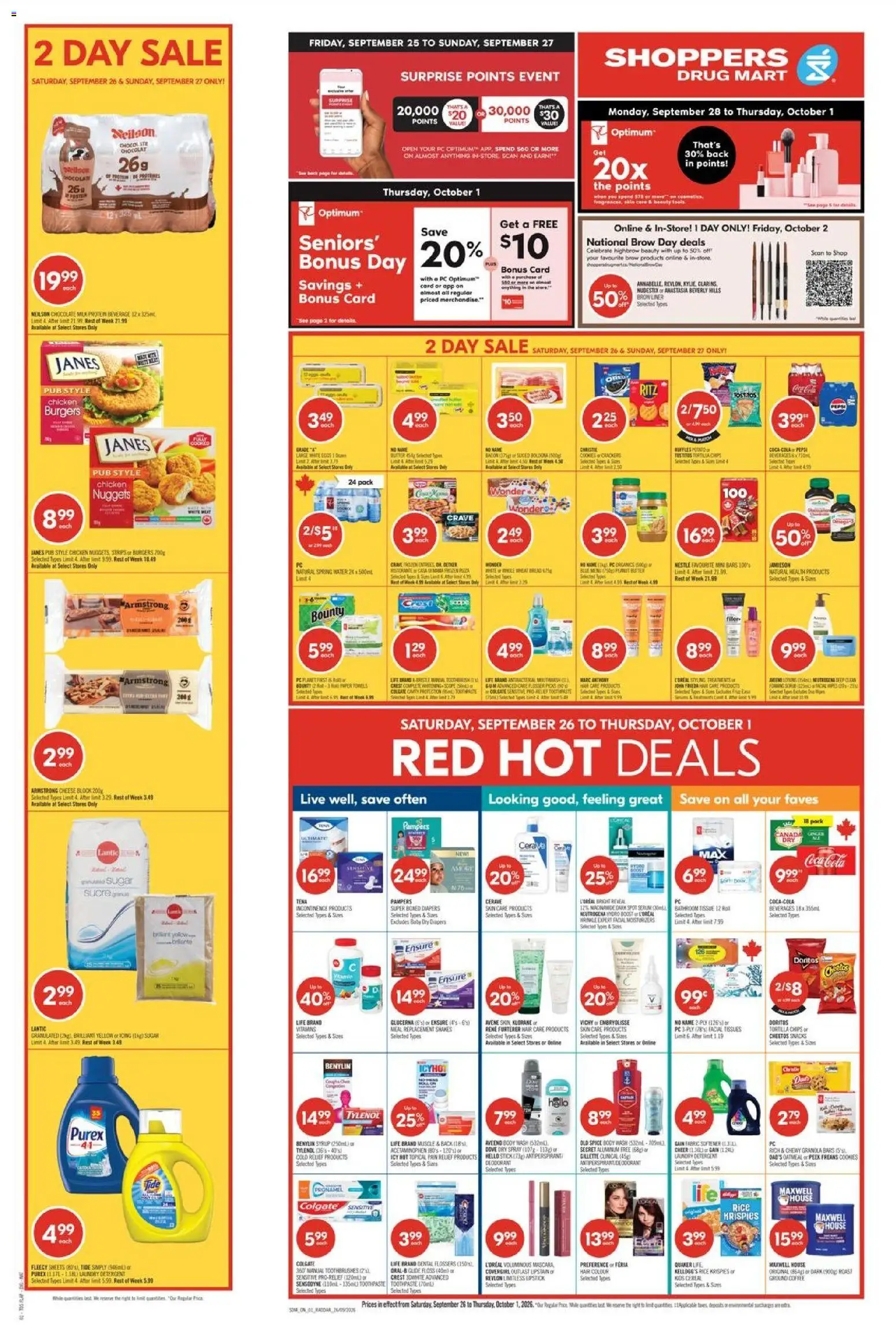 Shoppers weekly flyer / circulaire - page 1- valid from Sep 26, 2026