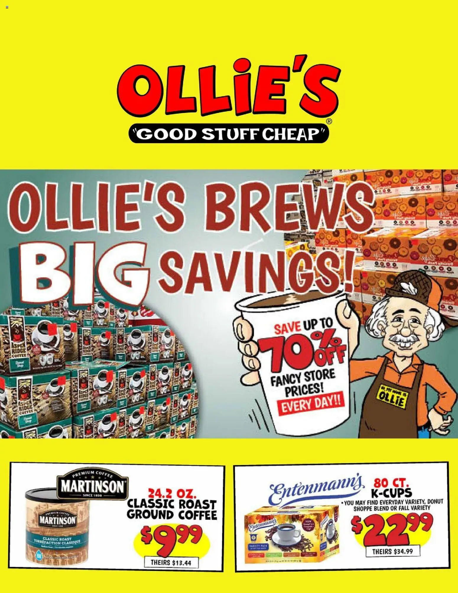 Ollie's Weekly Ad - page 1- valid from 09/29/2026