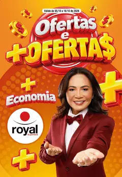 Pré-visualização Royal Supermercados ofertas Quinzenal válida a partir de 05/10/2026