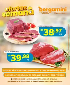 Pré-visualização Supermercado Bergamini - Ofertas da semana válida a partir de 23/09/2026