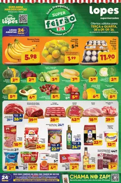 Pré-visualização Lopes Supermercados - Ofertas da semana válida a partir de 08/09/2026