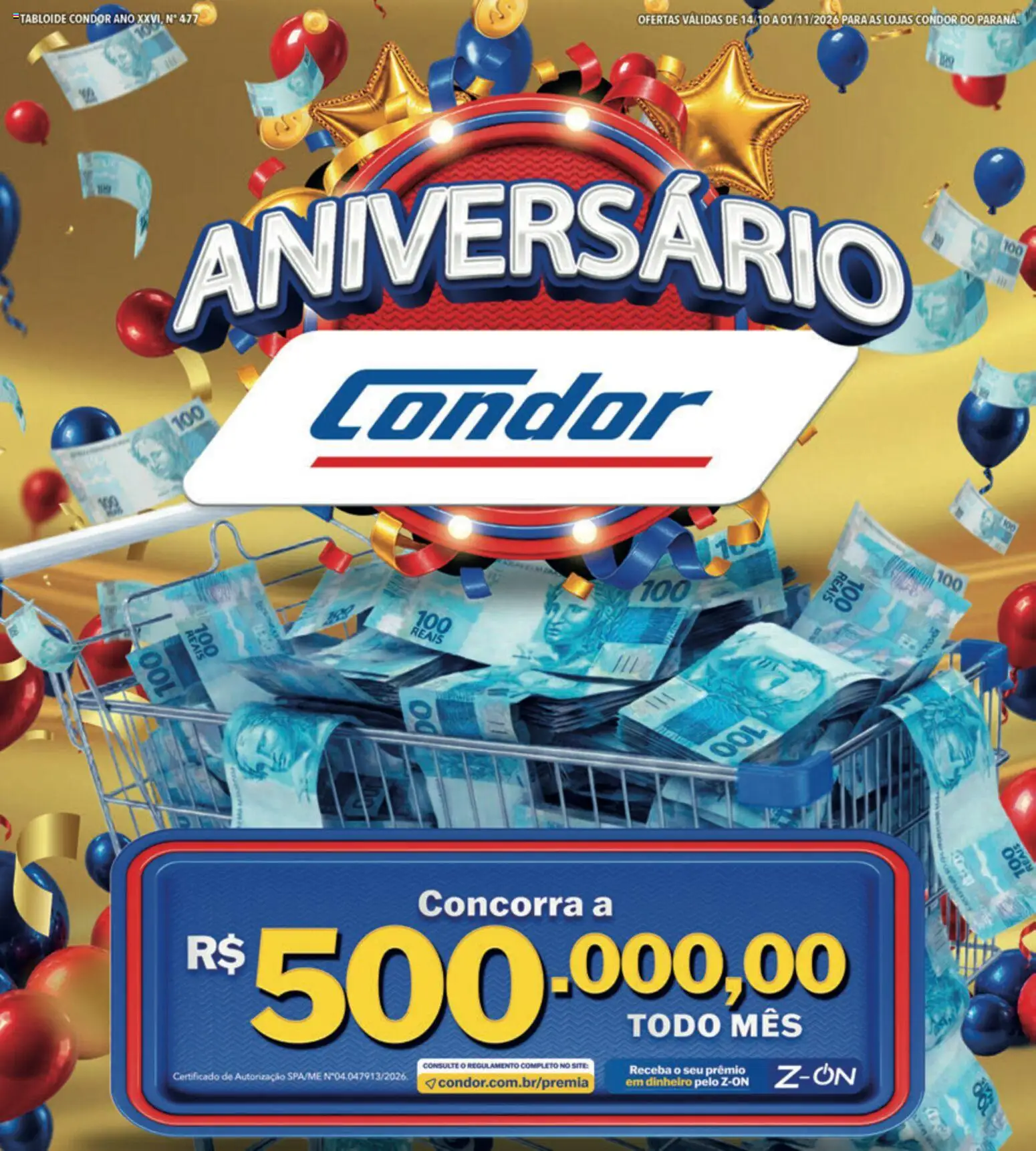 Supermercados Condor - Ofertas da semana - página 1- válido a partir de 14/10/2026
