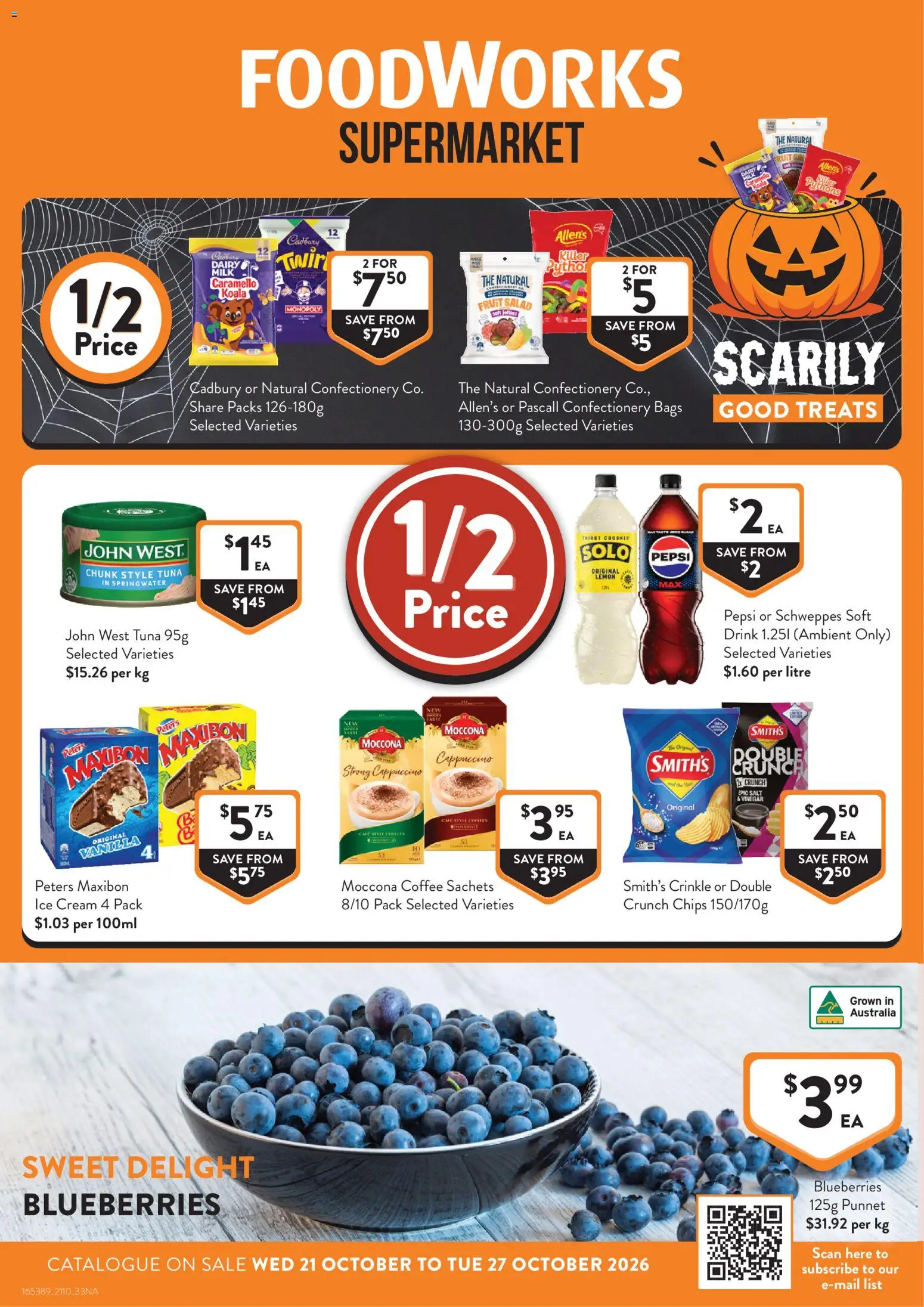 Foodworks catalogue - page 1- valid from 21/10/2026