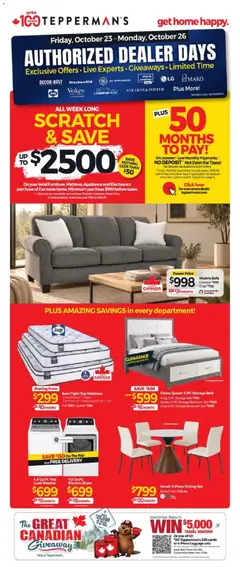 Preview Tepperman's weekly flyer / circulaire valid from Oct 23, 2026