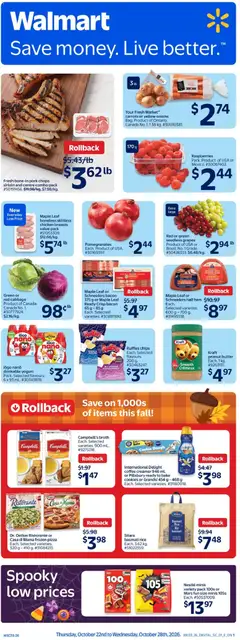 Preview Walmart weekly flyer valid from Oct 22, 2026