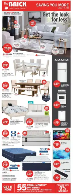 Preview The Brick weekly flyer / circulaire valid from Oct 9, 2026