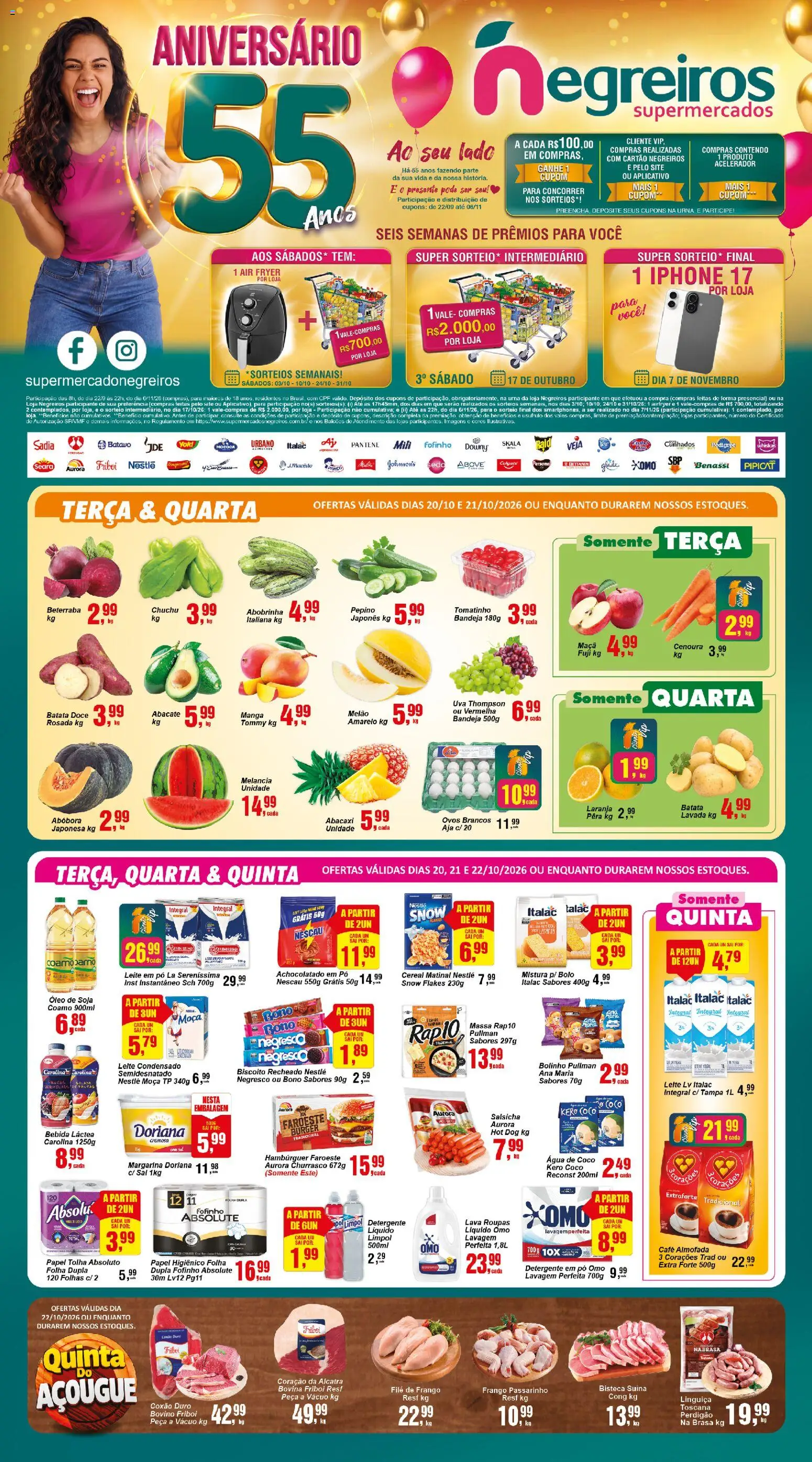 Negreiros - Ofertas da semana - página 1- válido a partir de 20/10/2026

