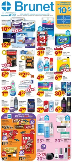 Preview Brunet weekly flyer / circulaire valid from Oct 29, 2026