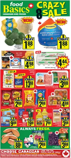 Preview Food Basics weekly flyer / circulaire valid from Sep 24, 2026