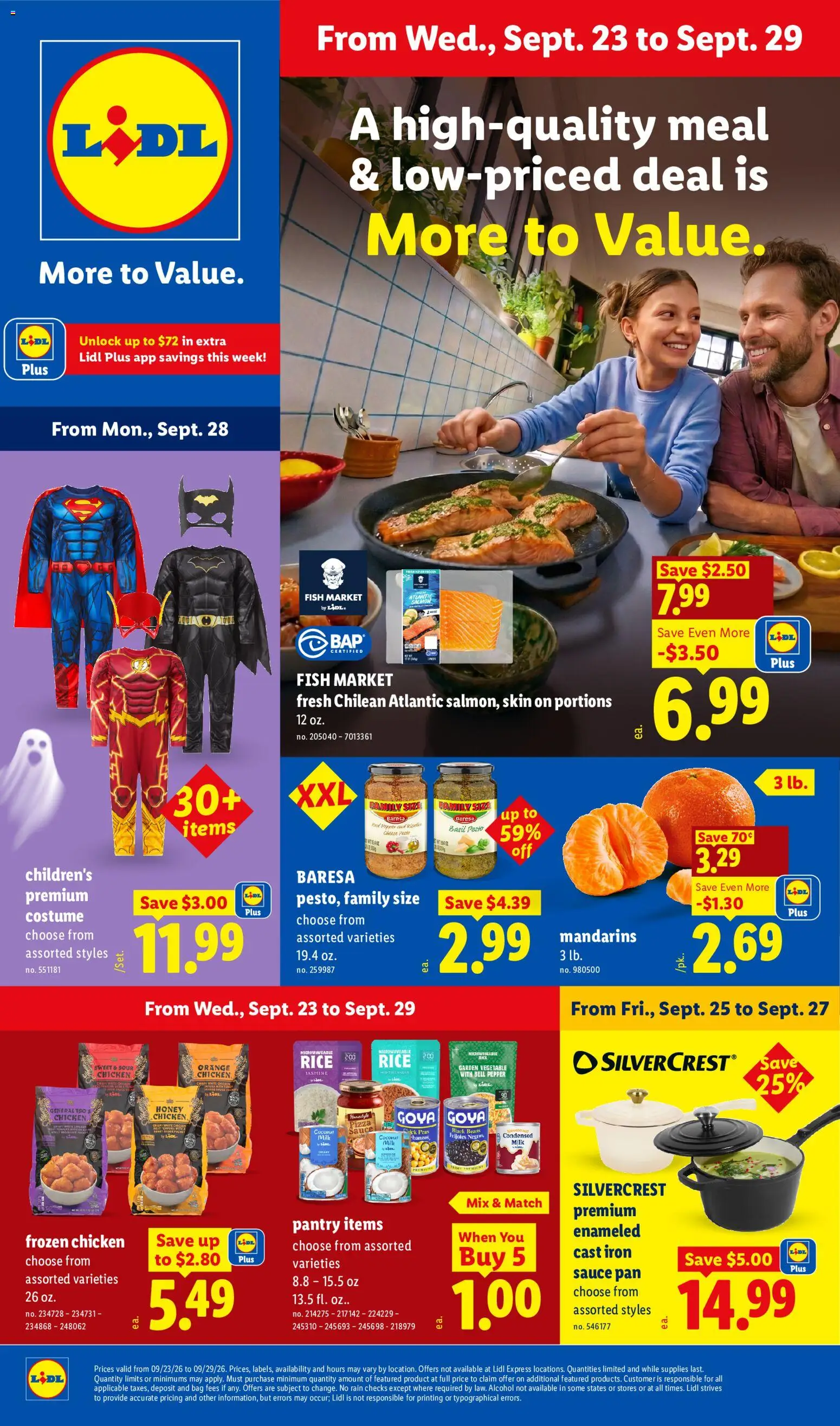 Lidl Weekly Ad - page 1- valid from 09/23/2026