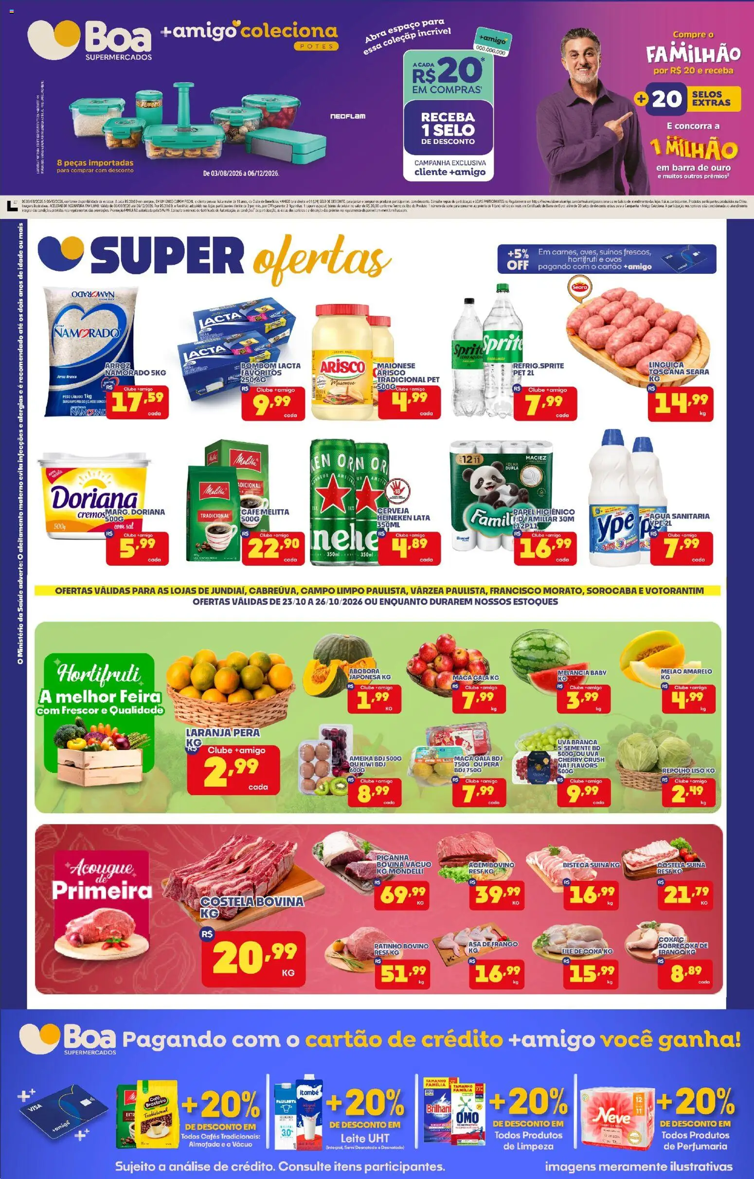 Boa Supermercados - Ofertas da semana - página 1- válido a partir de 23/10/2026
