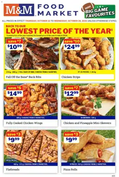 Preview M&M Food Market weekly flyer / circulaire valid from Oct 22, 2026