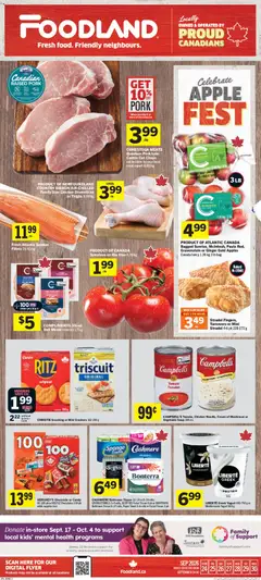 Preview Foodland weekly flyer / circulaire valid from Sep 24, 2026