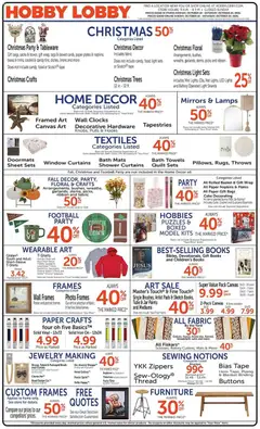 Preview Hobby Lobby Weekly Ad valid from 10/18/2026