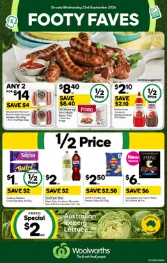 Woolworths catalogue preview - valid from 23/09/2026