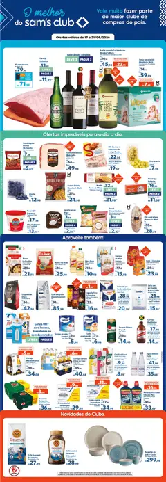 Pré-visualização Sam's Club - Ofertas da semana válida a partir de 17/09/2026
