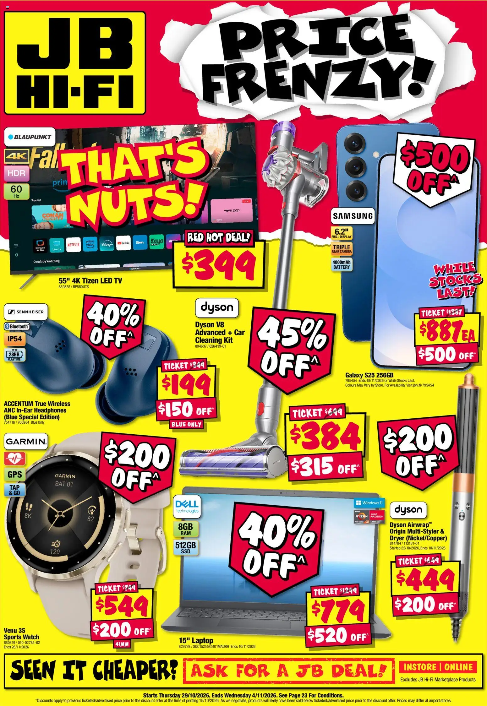 JB Hi-Fi catalogue - page 1- valid from 29/10/2026
