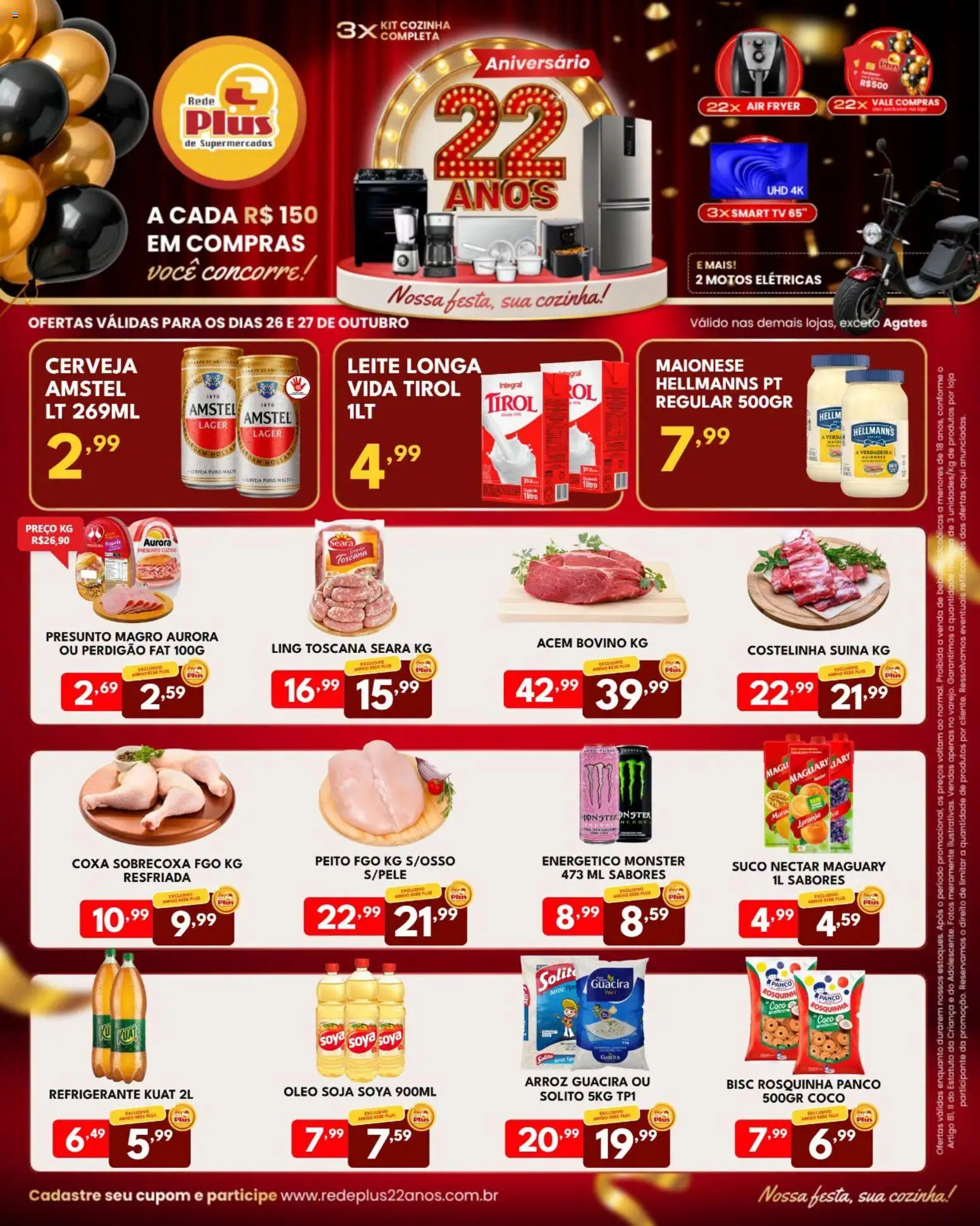 Rede Plus Supermercados - Ofertas da semana - página 1- válido a partir de 26/10/2026
