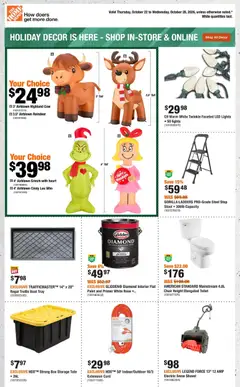 Preview Home Depot weekly flyer / circulaire valid from Oct 22, 2026