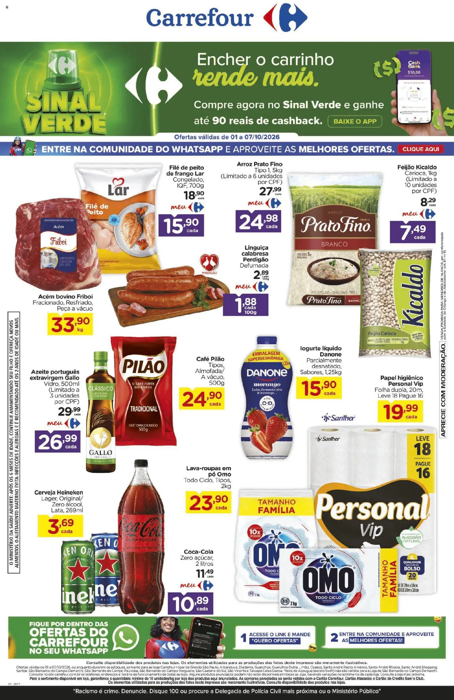 Carrefour - Ofertas da semana - página 1- válido a partir de 01/10/2026

