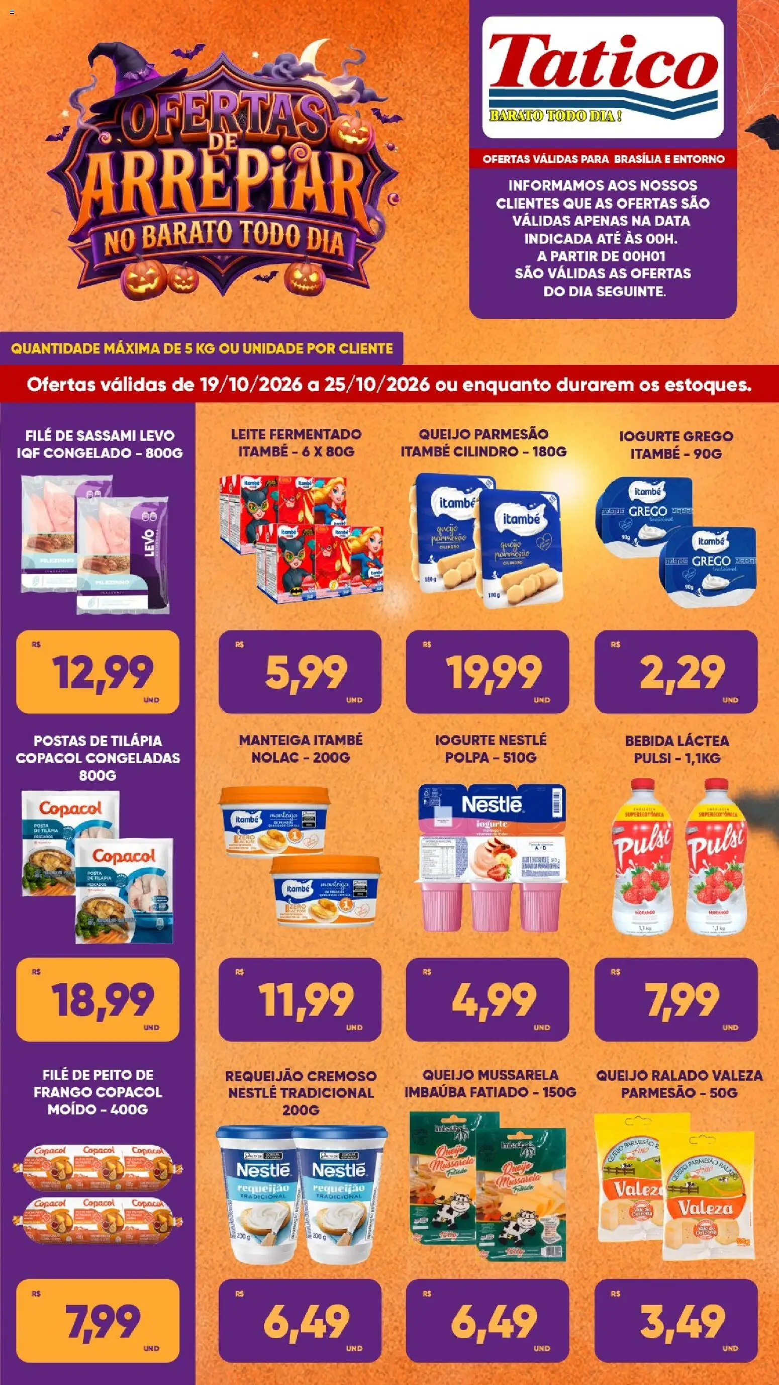 Tatico - Ofertas da semana - página 1- válido a partir de 19/10/2026
