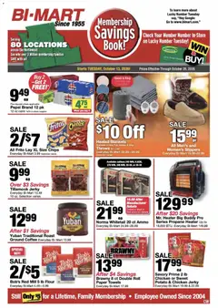 Preview Bi-Mart Membership Savings Book valid from 10/13/2026