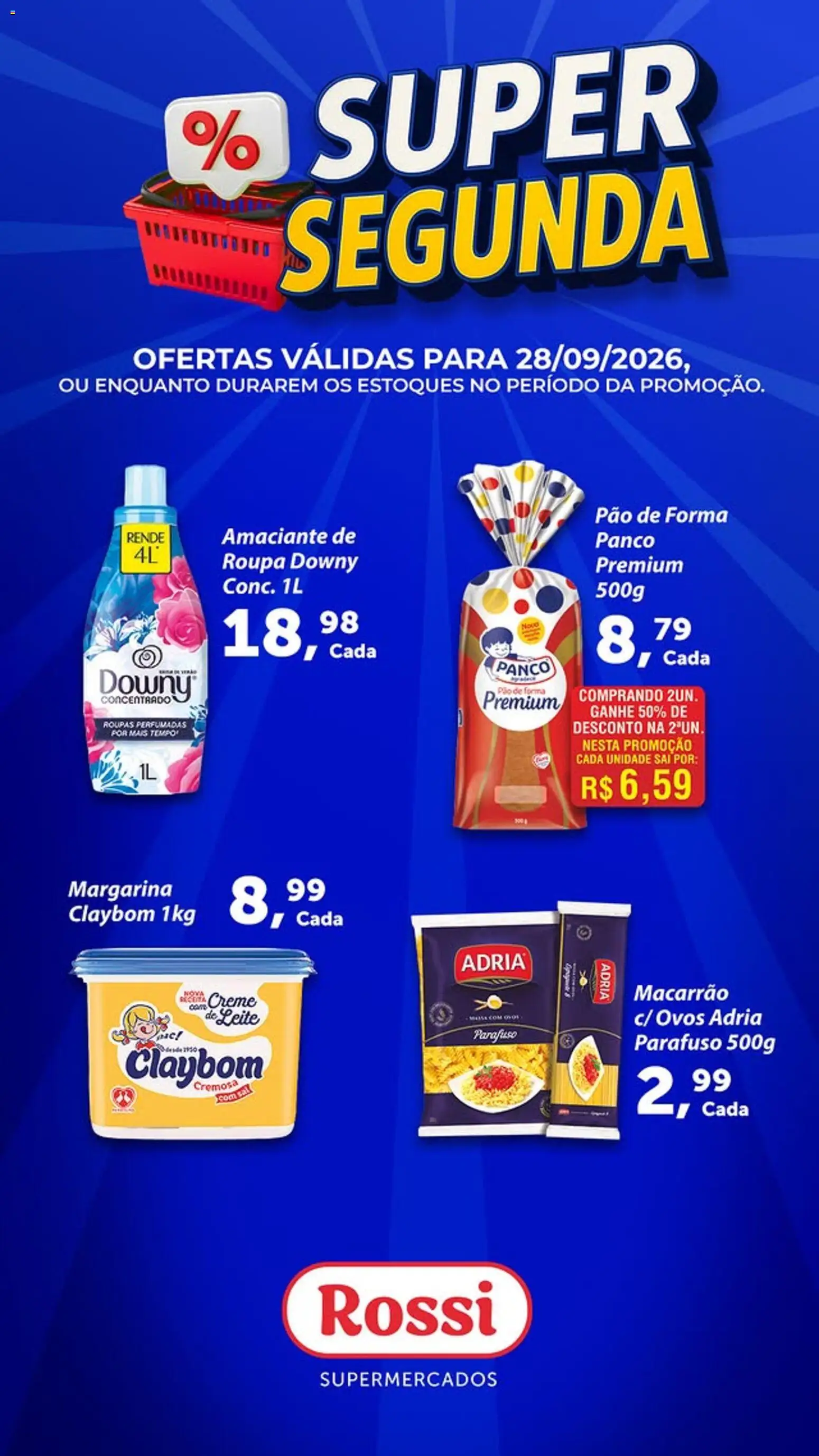 Rossi Supermercados ofertas do Dia - página 1- válido a partir de 28/09/2026
