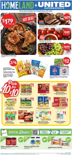 Preview Homeland Weekly Ad valid from 10/21/2026