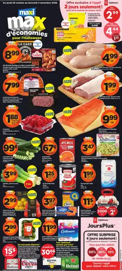 Preview Maxi weekly flyer / circulaire valid from Oct 29, 2026