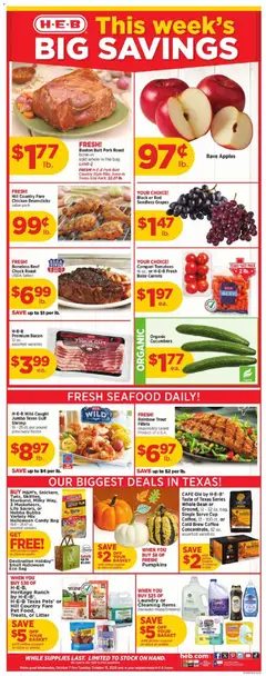 Preview H-E-B Weekly Ad valid from 10/07/2026