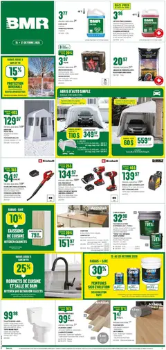 Preview BMR weekly flyer / circulaire valid from Oct 15, 2026