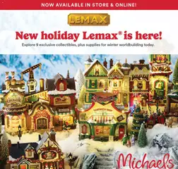 Preview Michaels weekly flyer / circulaire valid from Oct 9, 2026